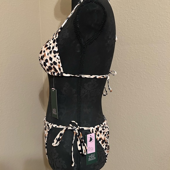 WILD FABLE 2PC BIKINI*Animal print*Top/Med/8-10. Bottom Small/4-6*New with tags! - Picture 7 of 10